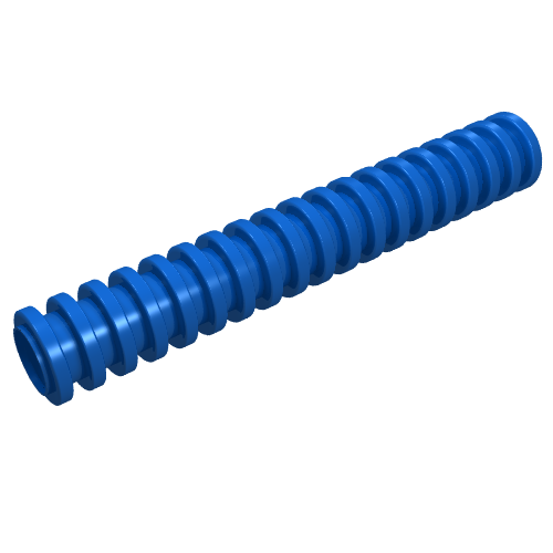 Hose, Ribbed 7mm D. 6L / 4.8cm (Blue)
