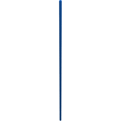 Hose Rigid 3mm D. 30L / 24.0cm (Blue)
