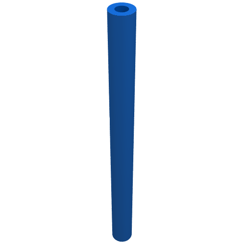 Hose Rigid 3mm D. 5L / 4.0cm (Blue)