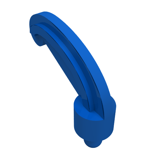 Headwear Accessory Plume / Feather Small with Pin (Blue)
