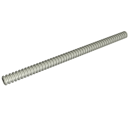 Hose, Ribbed 7mm D. 16L / 12.8cm (Pearl Light Gray)