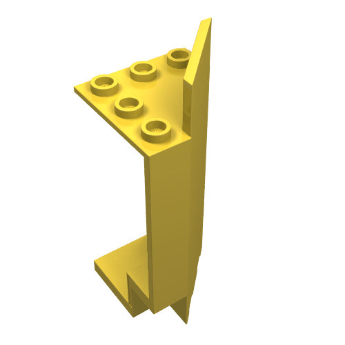 Panel 3 x 3 x 6 Corner Wall (Yellow)