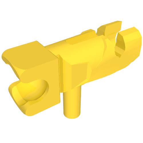 Launcher, Weapon Gun / Blaster / Shooter / Fire Nozzle Mini with Towball Socket (Yellow)