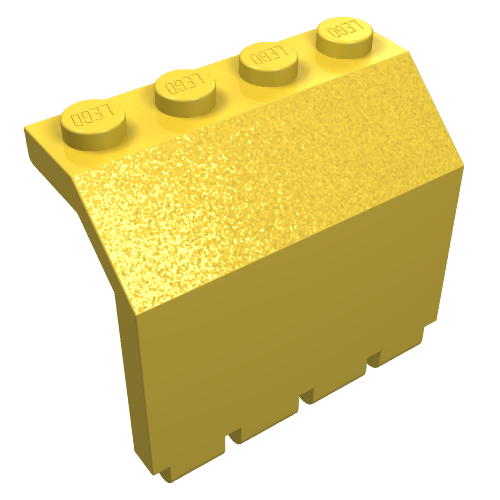 Hinge Panel 2 x 4 x 3 1/3 (Yellow)