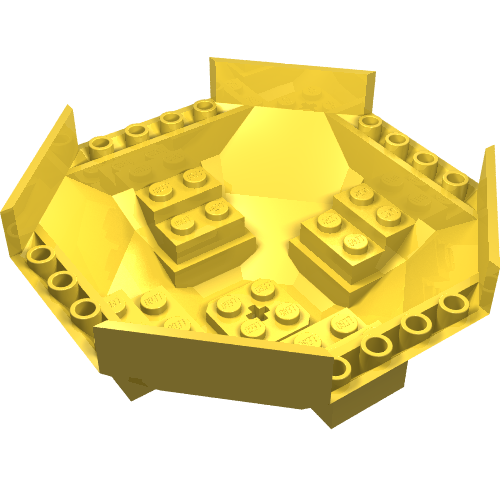 Cockpit 10 x 10 x 4 Octagonal (Yellow)