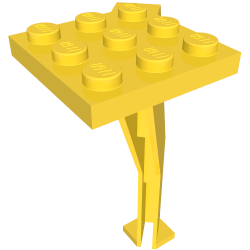 Support Crane Stand Single (Yellow)