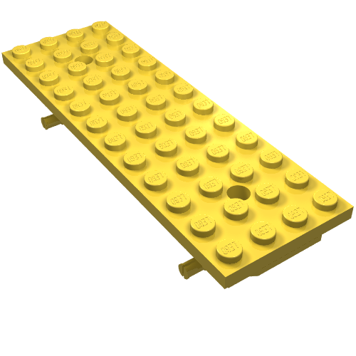 Vehicle Base 4 x 12 x 1 2/3 (Yellow)