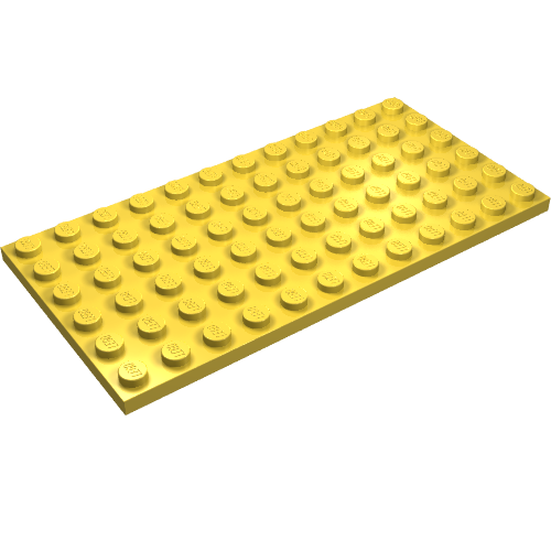 Plate 6 x 12 (Yellow)