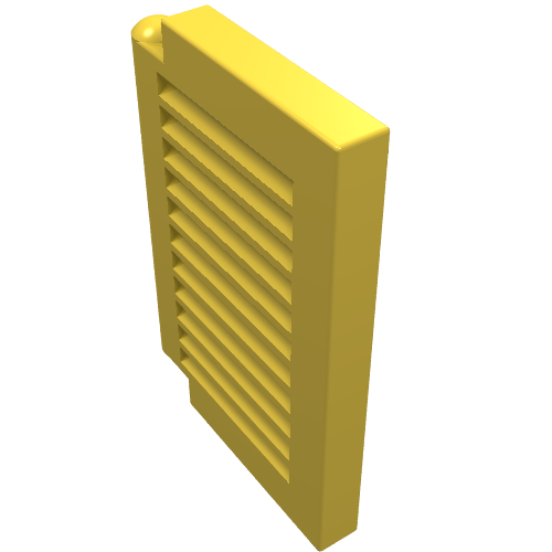 Window 1 x 2 x 2 Shutter (Yellow)