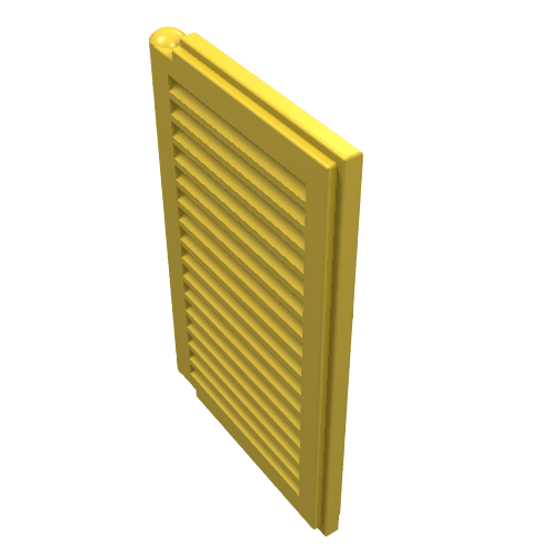Window 1 x 2 x 3 Shutter (Yellow)