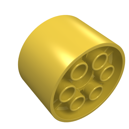 Wheel 20 x 30 Technic (Yellow)