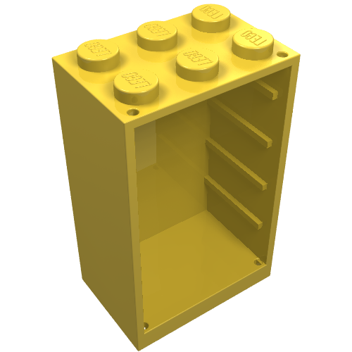 Cupboard 2 x 3 x 4 (Yellow)