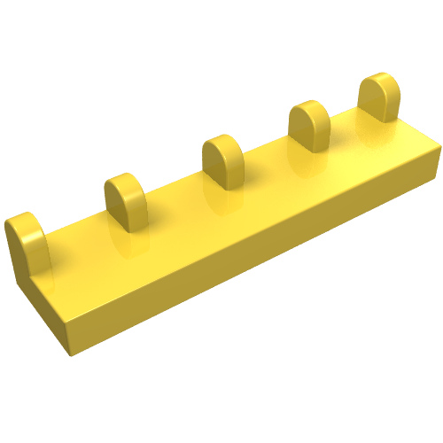 Hinge Tile 1 x 4 (Yellow)