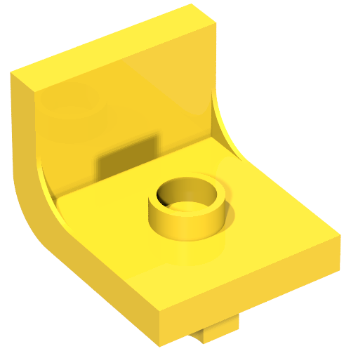 Duplo Chair 2 x 2 x 2 with One Stud (Yellow)