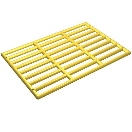 Bar 9 x 13 Grille (Yellow)