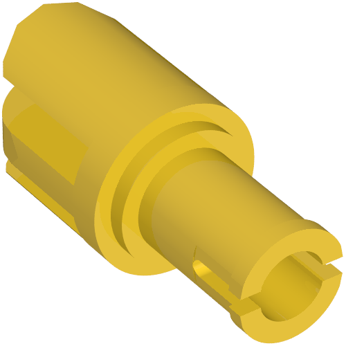 Arm Piece with Pin, 3 Fingers (Yellow)