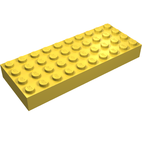 Brick 4 x 10 (Yellow)