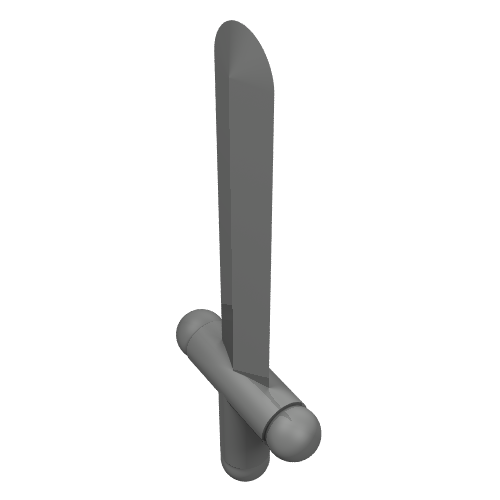 Weapon Sword / Shortsword (Pearl Dark Gray)