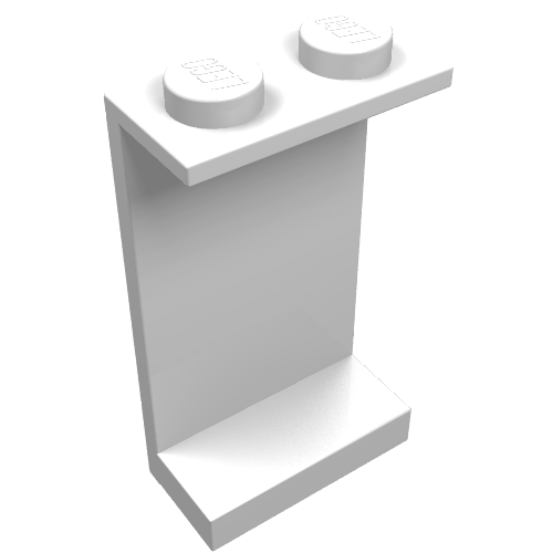 Panel 1 x 2 x 3 - Solid Studs (White)