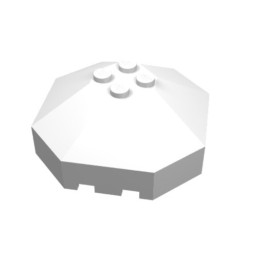 Windscreen 6 x 6 Octagonal Canopy without Axle hole (White)