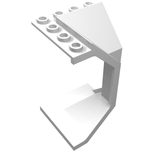 Panel 4 x 4 x 6 Corner Concave (White)