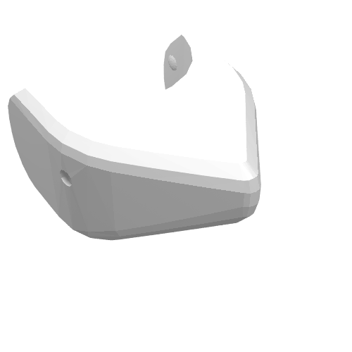Animal Body Part, Shark Head (White)