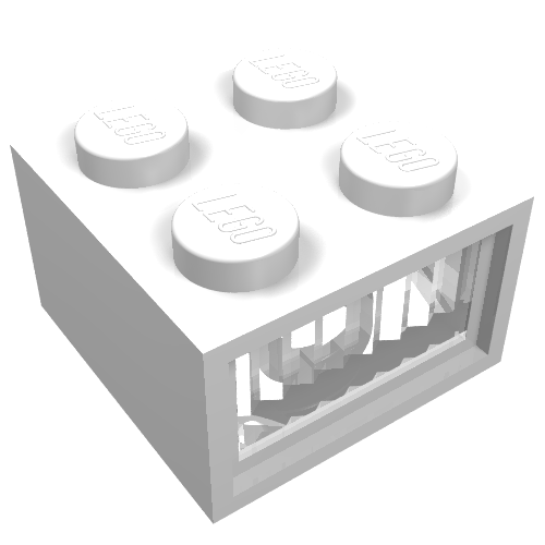 Light Brick 2 x 2 Type 2 12V with Clear Diffusor (White)