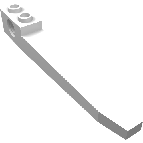 Technic Forklift Fork (White)