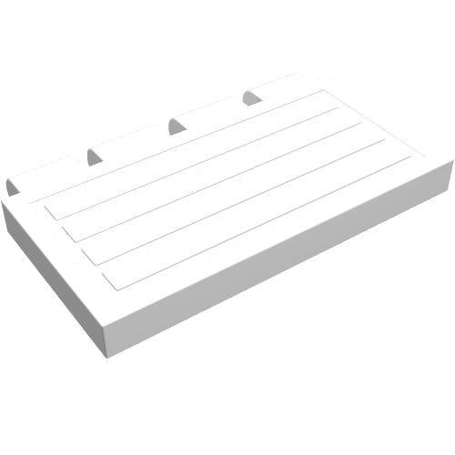 Hinge Train Gate 2 x 4 (White)