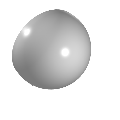 Windscreen 6 x 6 x 3 Canopy Half Sphere with Hinge [Plain] (White)