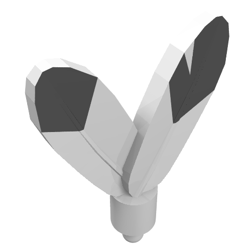 Headwear Accessory Plume / Feathers with Pin and Black Tip on Both Sides Print (White)