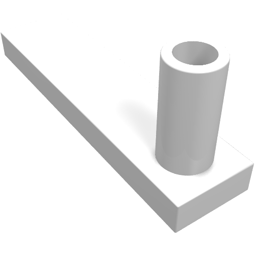 Fence Gate 1 x 4 x 2 Base (White)