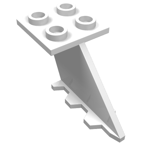 Tail 4 x 2 x 2 (White)