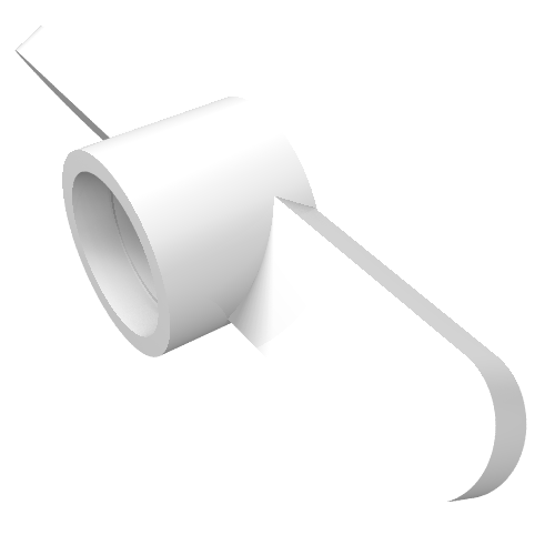 Propeller 2 Blade (White)
