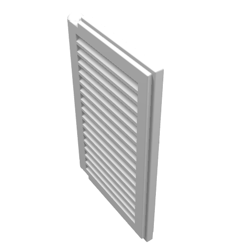 Window 1 x 2 x 3 Shutter (White)