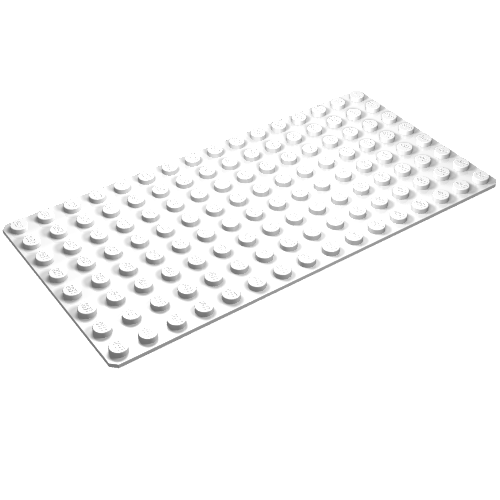 Baseplate 8 x 16 (White)
