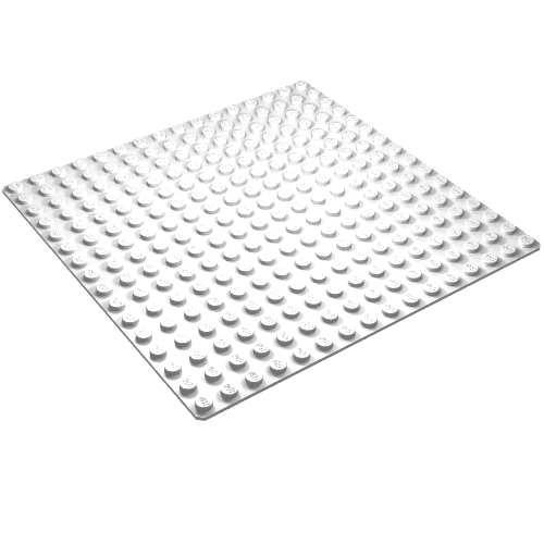 Baseplate 16 x 16 (White)