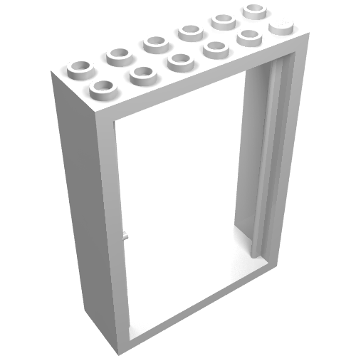 Door Frame 2 x 6 x 7 (White)