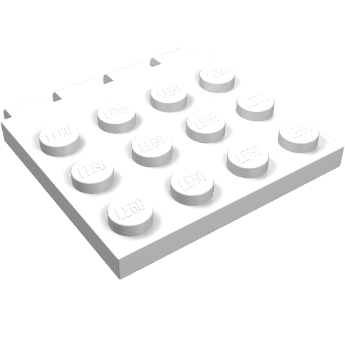 Hinge Vehicle Roof 4 x 4 (White)
