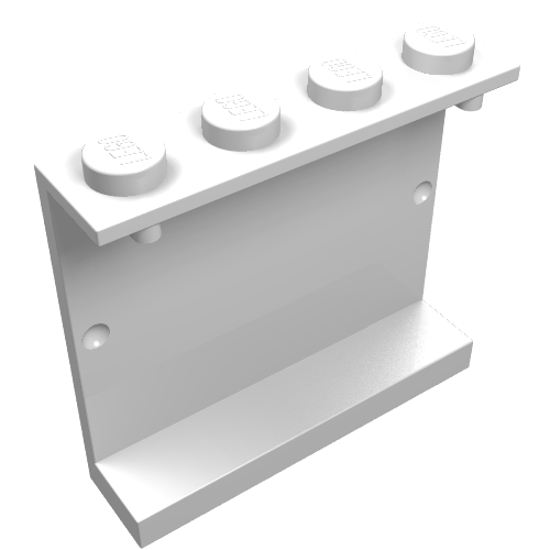 Panel 1 x 4 x 3 [Solid Studs] (White)