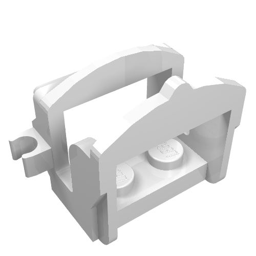 Animal / Creature Accessory, Saddle [One Clip] (White)