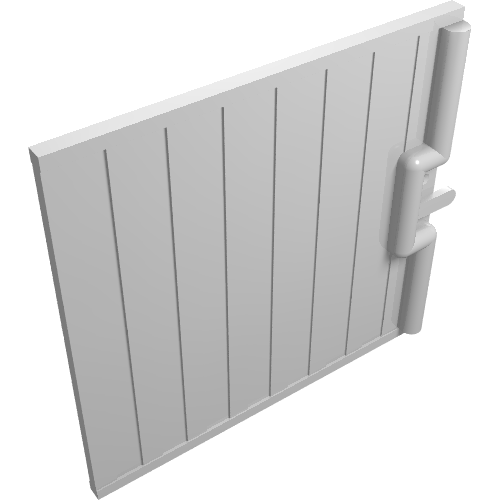 Door Sliding - Type 1 (White)