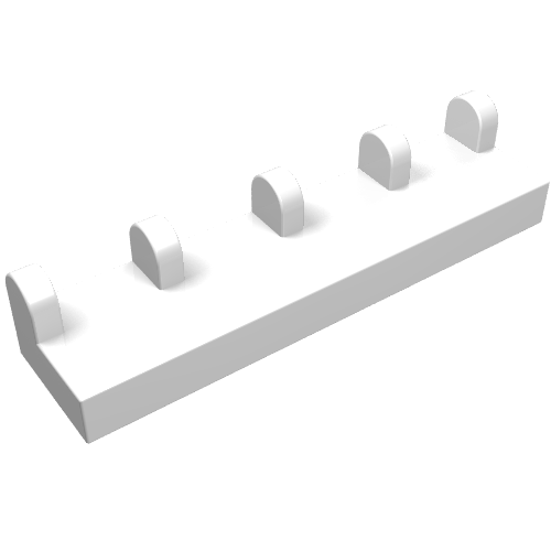 Hinge Tile 1 x 4 (White)
