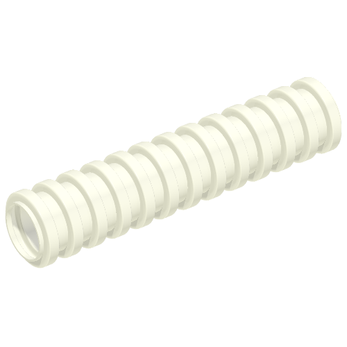 Hose, Ribbed 7mm D. 4L / 3.2cm (White)