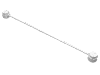 String with End Studs 11L Overall (White)