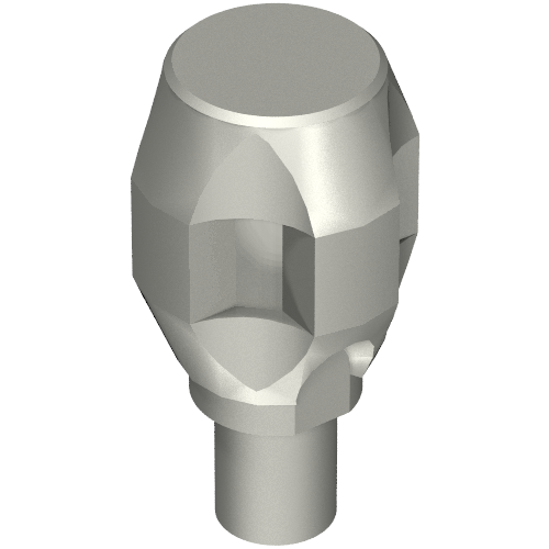 Weapon Grenade, Blunt Tip (Flat Silver)
