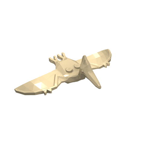 Animal, Dinosaur, Pteranodon (Tan)