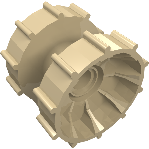 Technic Tread Hub (Tan)