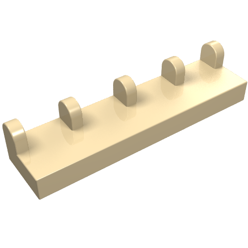 Hinge Tile 1 x 4 (Tan)