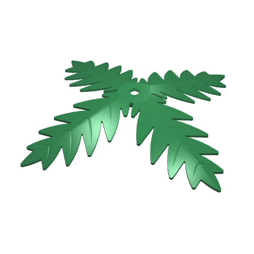 Plant, Palm Tree Leaf 4 (Green)